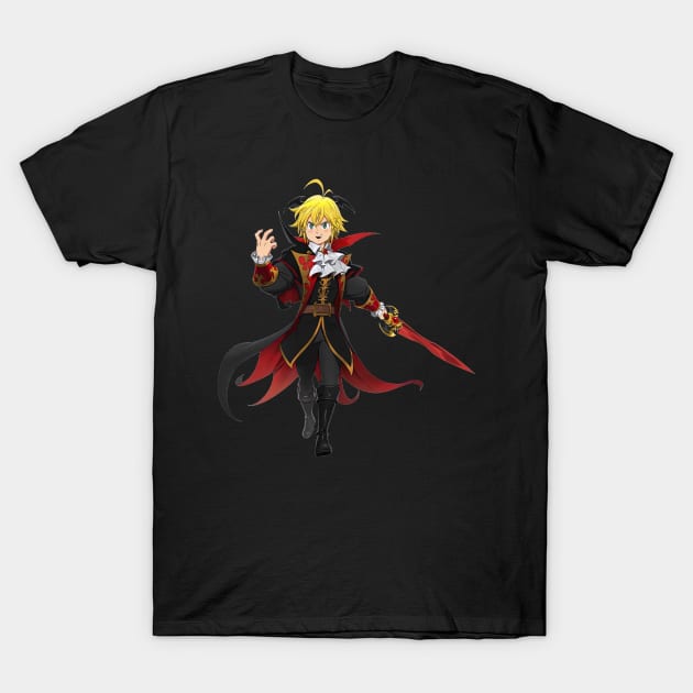 Seven Deadly Sins Meliodas T-Shirt by ThomaneJohnson